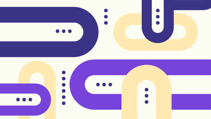 Abstract Geometry Pattern Artwork. Vector Illustration © petrukjowodesign