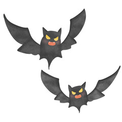 Bat Halloween Watercolor