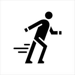 Solid vector icon for moving which can be used various design projects.