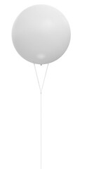 Advertising Balloon Sphere White Blank Template 3D-Illustration © Walter Riedinger