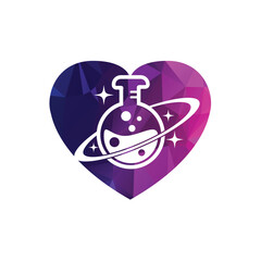 Planet Lab Logo Design Illustration vector planet lab logo