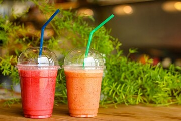 glass of fresh juice