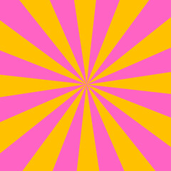 yellow-pink scattered beam