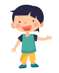 cartoon image of a little boy