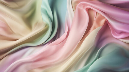 Obraz premium Soft silk background - Generative AI
