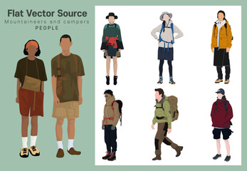Silhouette sauce for people who enjoy hiking, camping, and tracking on holiday