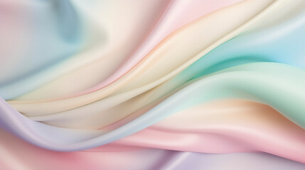 Soft silk background - Generative AI