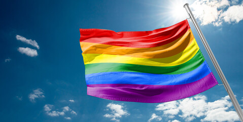  LGBT Pride flag The rainbow flag, also known as the gay pride or simply pride , is a symbol of lesbian, gay, bisexual, and transgender (LGBT) pride