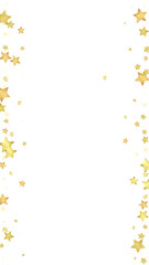 Magic stars vector overlay.  Gold stars scattered