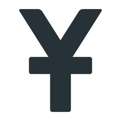 Fototapeta premium Chinese Renminbi Symbol