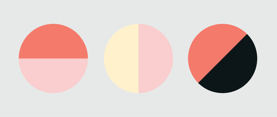 Abstract geometric pattern background. Abstract wallpaper design with circle, square, triangle and polygon shape in - colorful. Modern and trendy illustration perfect for decor, cover, print.