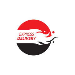 Fast delivery logo images illustration