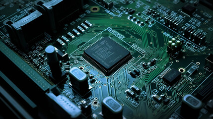 Obraz premium computer circuit board