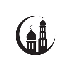 Mosque logo images illustration