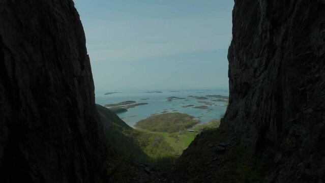 TORGHATTEN IN NORWAY &ndash; THE MOUNTAIN WITH A HOLE STRAIGHT THROUGH