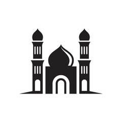 Mosque logo images illustration