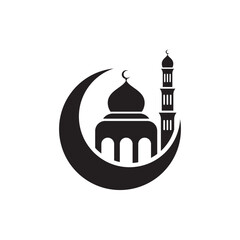 Mosque logo images illustration