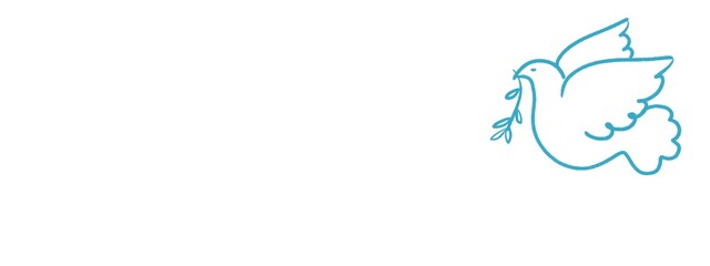 Disegno grafico colomba pasquale pace libertà purezza innocenza. Fede amore speranza. Web banner lungo Pentecoste, Natale, Pasqua azzurro 