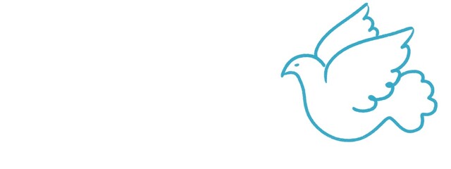 Disegno grafico colomba pasquale pace libertà purezza innocenza. Fede amore speranza. Web banner lungo Pentecoste, Natale, Pasqua azzurro 