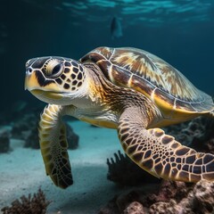 Fototapeta premium green sea turtle