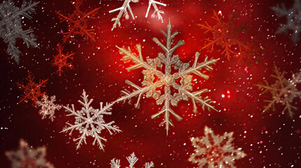 Christmas Snowflake Background