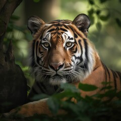 Fototapeta premium portrait of a tiger