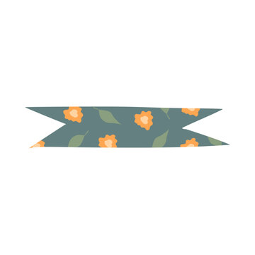 recommend clip art: Tape Paper Sticker vibrant flora. Sticky for scrapbook nd border scotch. Washi strip vibrant color. Digital tape adhesive. Vector illustration