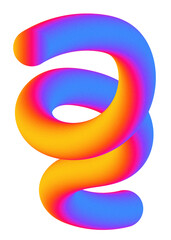 3D gradient shape form y2k millennium colourful grainy background wall art clipart poster splash screen backdrop  3d render abstract futuristic 