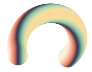 3D gradient shape form y2k millennium colourful grainy background wall art clipart poster splash screen backdrop  3d render abstract futuristic 