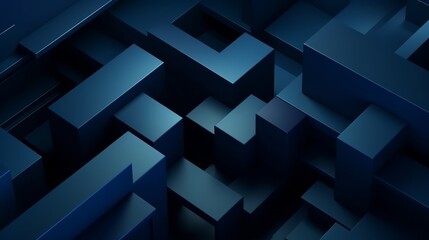 Obraz premium Modern dark abstract background with Generative AI