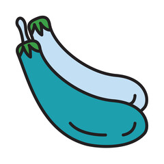 Filled Line EGGPLANT design vector icon design vector line icon svg