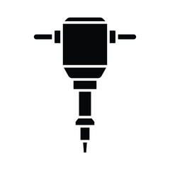jack hammer icon vector design template in white background