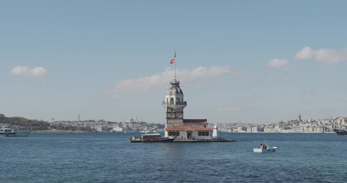 Maiden Tower (Kiz Kulesi Leander&rsquo;s Tower) Istanbul, Turkey