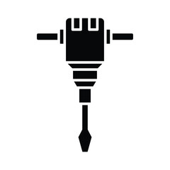 jack hammer icon vector design template in white background