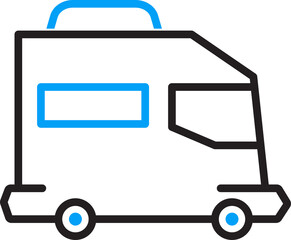 van icon illustration