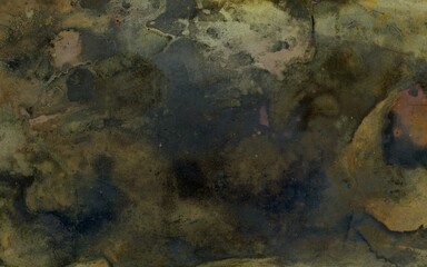 Vintage texture of old oxidized copper with some spots and stains on it Abstract grunge rusty metal texture background for web site or mobile devices design with copy space for text or image.