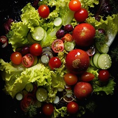 Éclat de Fraîcheur : Salade de Tomates Composée en Macro