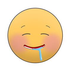 Obraz premium Hungry Emoji