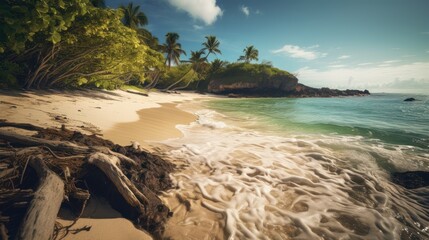 Beach on a tropical island