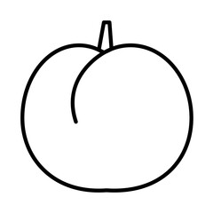 PEACH design vector icon design vector line icon svg