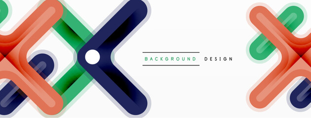 Minimal geometric background cross line. Design for wallpaper, banner, background, landing page, wall art, invitation, prints, posters