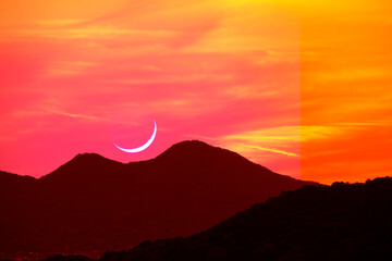 二上山三日月 © PAE