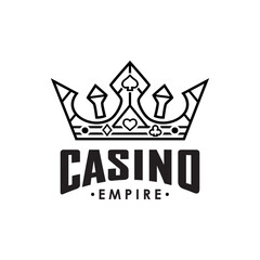 Royal Crown Casino Logo Design, Royal Poker King Logo Design Inspiration