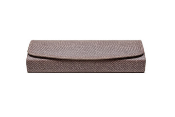 Glasses case isolated on white
