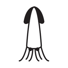 Solid Line SQUID design vector icon design vector line icon svg