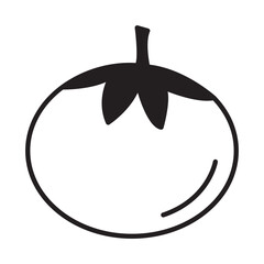 Solid Line TOMATO design vector icon design vector line icon svg