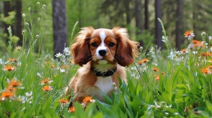 cavalier king charles spaniel dog