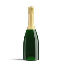 Champagne Bottle 3D-Illustration