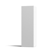 Cradboard Vertical Box for Champagne Wine Liquor Whiskey Rum Vodka Alcoholic Beverages 3D-Illustration