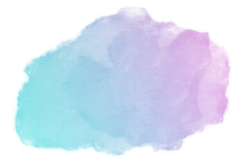 Fototapeta premium Abstract pink and blue watercolor on white background. gradient color